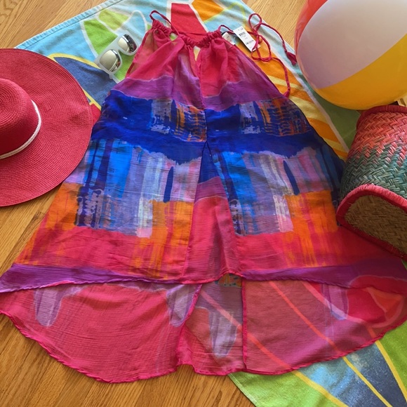 INC International Concepts Other - 🌺 INC; Multi-Colored BNWT Swimsuit Cover-Up O/S!
